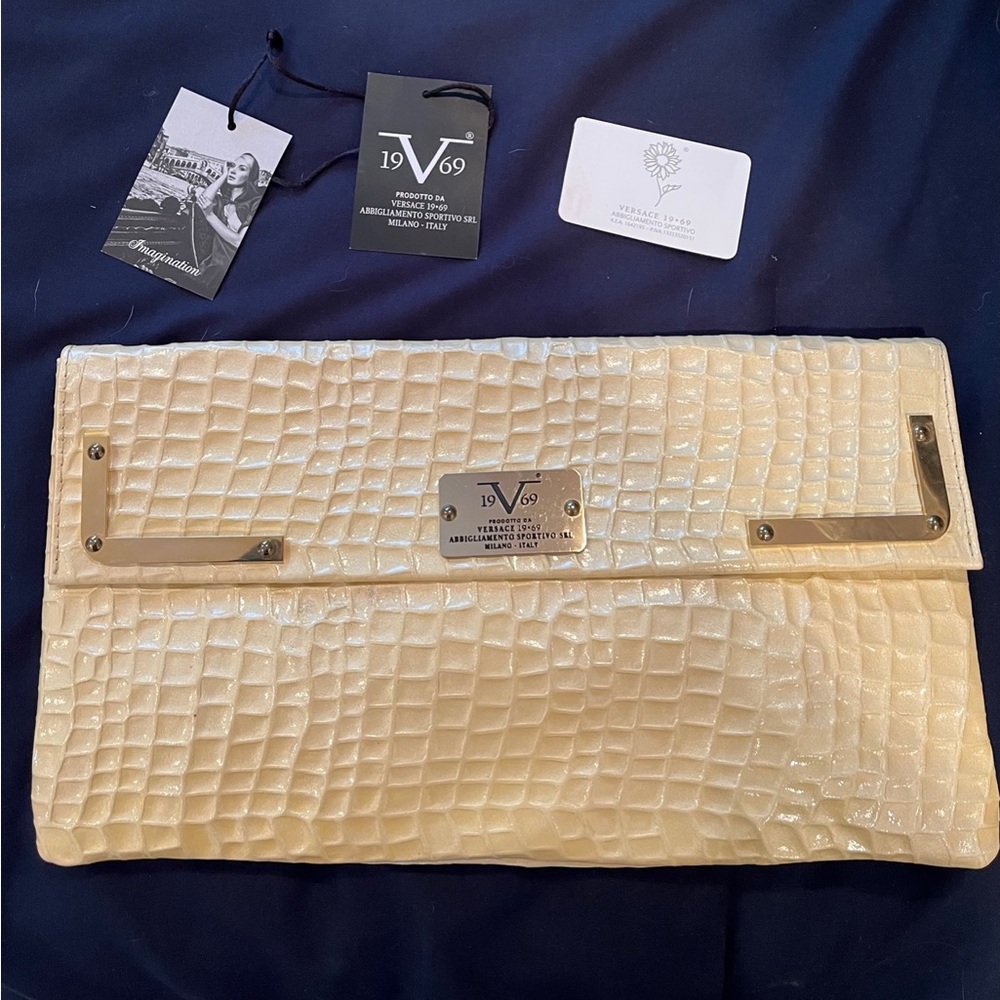 Versace 19.69 Clutch with original tags, brand new.